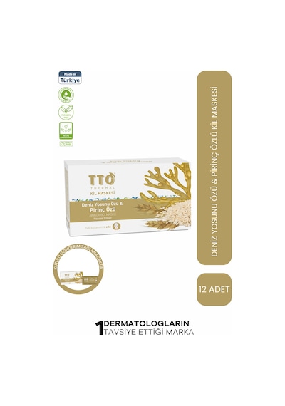 Tto Thermal Kil Maskesi Deniz Yosunu Özü & Pirinç Özü