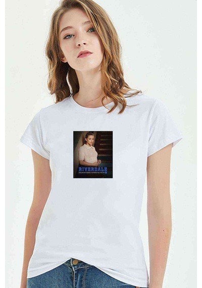 Riverdale Betty Cooper Promotional Portrait Baskılı Beyaz Kadın
