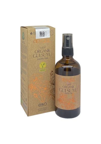 Ab-ı Gül 100 Ml. L %100 Organik Gül Suyu - Arındırıcı Tonik Vegan