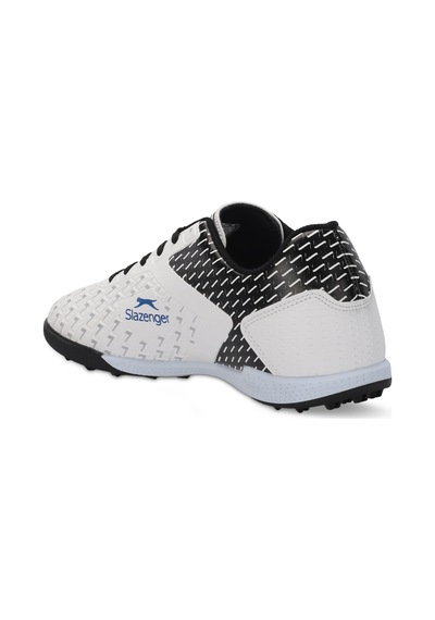 Slazenger CYCLE I Erkek Halı Saha Beyaz / Siyah Futbol Ayakkabısı