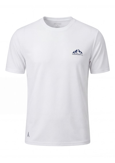 Orendahill Erkek Spor Tişört Hızlı Kuruyan Esnek Regular Fit Basic Gym Activewear Beyaz