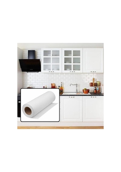 61 Cm X 2 Metre Parlak Beyaz Mobilya Kaplama Folyosu, Kaliteli Malzeme 124-Pembe
