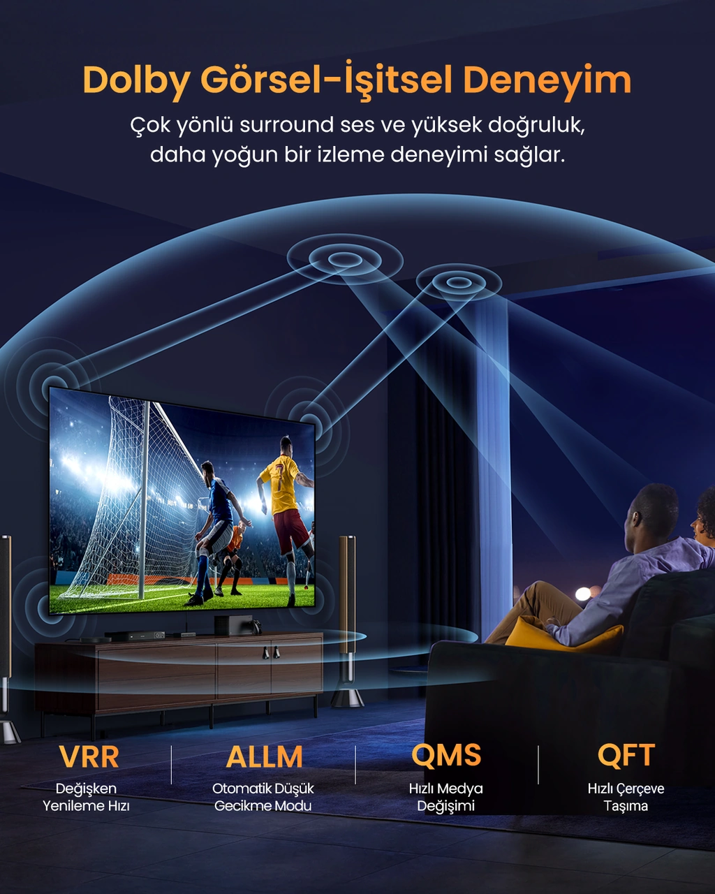 Ugreen 8k 60hz Ultra Hd Hdmı 2.1 Görüntü Aktarma Kablosu, 3 Metre, 80404 -