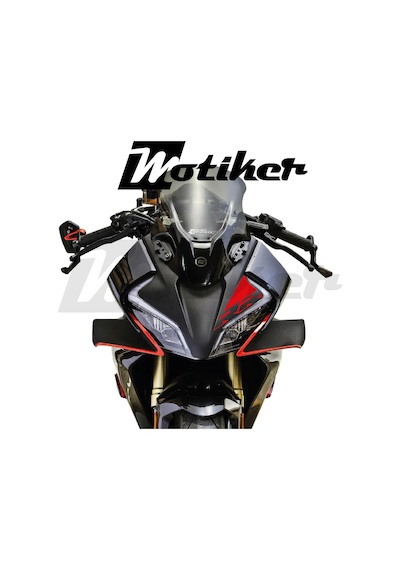 Cf Moto 450sr Ön Kafa Kırmızı Rr Yazı Tasarımı Sticker Etiket Mod
