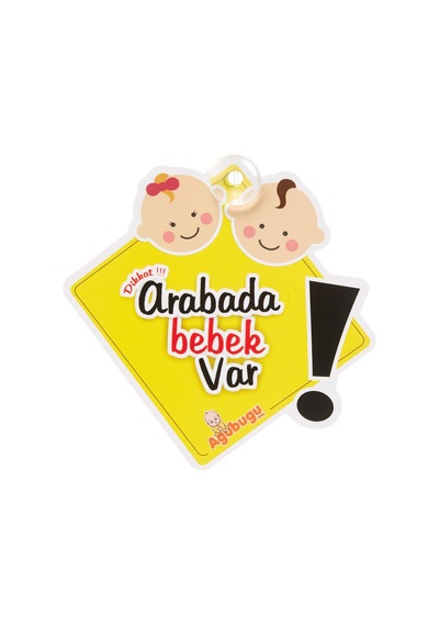 Agubugu Baby Agu-056 Arabada Bebek Var, Sarı 50 x 22