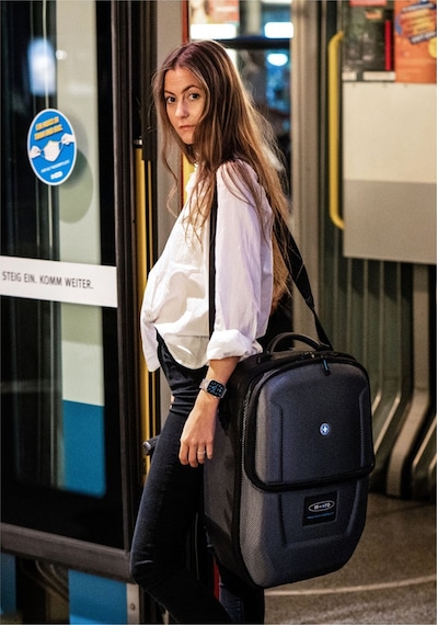 Micro Ride On Scooter Luggage 4.0 Bagaj Çanta Siyah