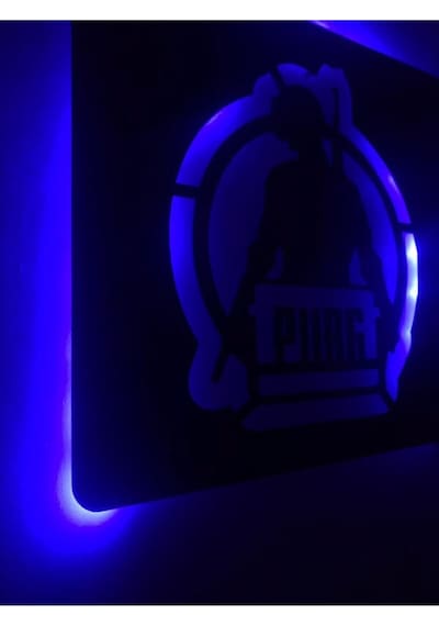 Pubg Led Işıklı Tablo