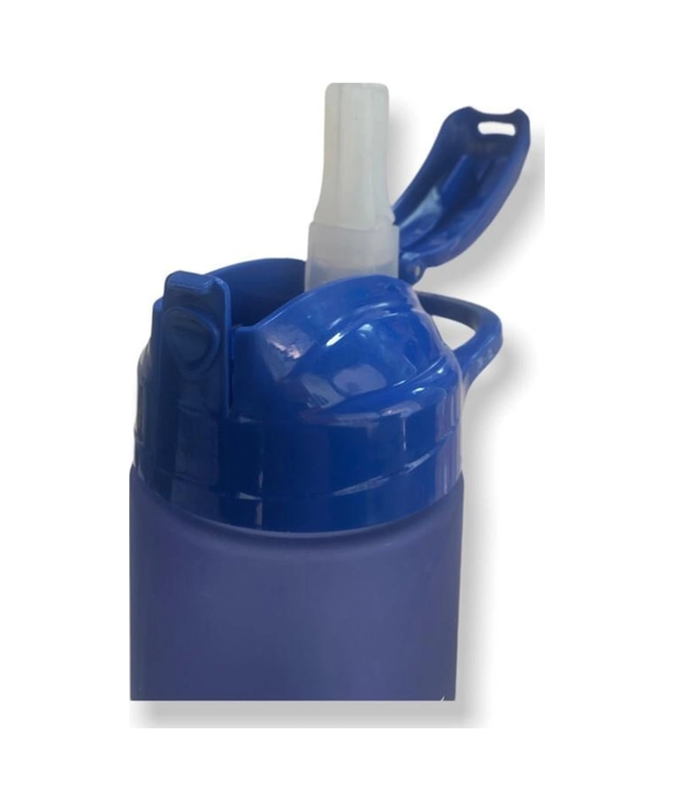 600ml Unbeaten Tritan Pipetli Matara - Mavi No Color