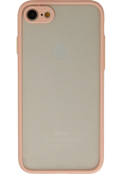 Newface Apple Uyumlu iPhone 7 Kılıf Montreal Silikon Kapak - Pembe Pembe