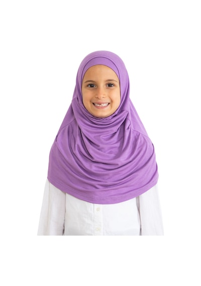 Modish Group Çocuk Hazır Giyim Başörtüsü Şal Turban Viskon - Lila Lila
