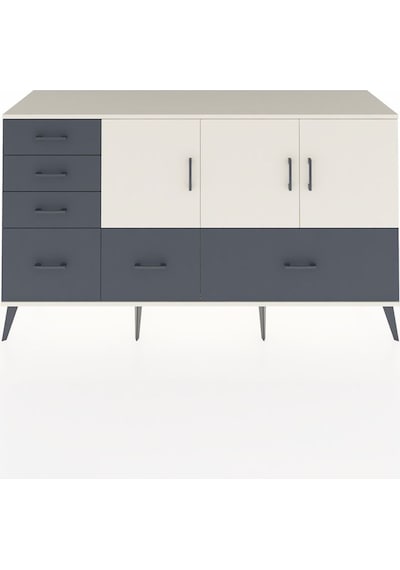 Kronos Konsol 4 Raflı 6 Çekmeceli 3 Kapaklı 176x59x99 Aytaşı-ayta Aytaşı-aytaşı/antrasit
