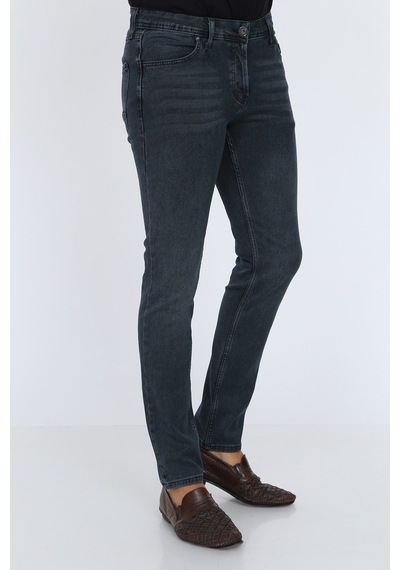 Digital Jeans Erkek Slim Fit Dar Kesim Dar Paça Kot Pantol Antrasit Açık Gri