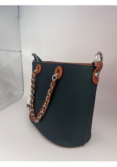 Just Polo Jp6054 Kadın El Ve Omuz Çantası Küçük Boy Ozt6054 Yeşil Taba Yeşil - Taba