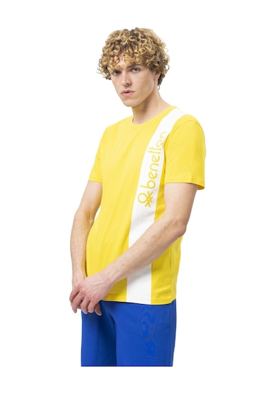 United Colors Of Benetton Erkek T-shirt Ben.m20474 Sarı