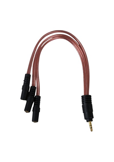 Pm-12283 3.5mm Stereo 3x Dişi Kulaklık Çoklayıcı 3 Boğumlu - 20 Cm