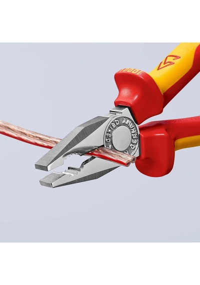 Knipex Kombine Pense, Krom Kaplama, Çok Bileşenli Manşonlarla Izo