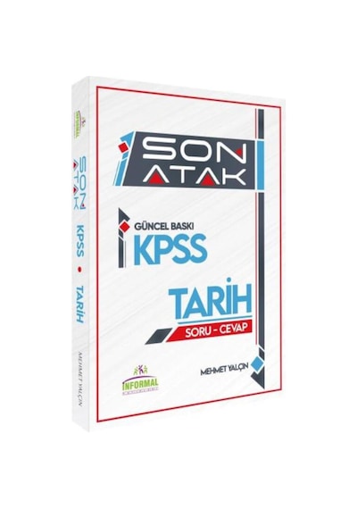 2025 İnformal Yayınları Kpss Tarih Son Atak Soru-cevap Pratik Bil