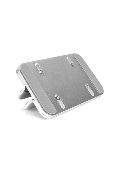 Dikey Notebook Standı, Alüminyum Gümüş