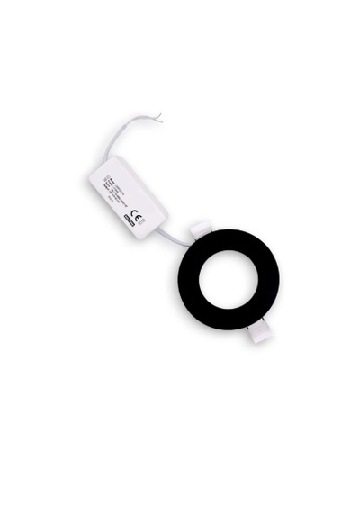 Eco Sıva Altı Siyah Spot Panel Led 3 Watt Beyaz Işık 6500 K Diğer