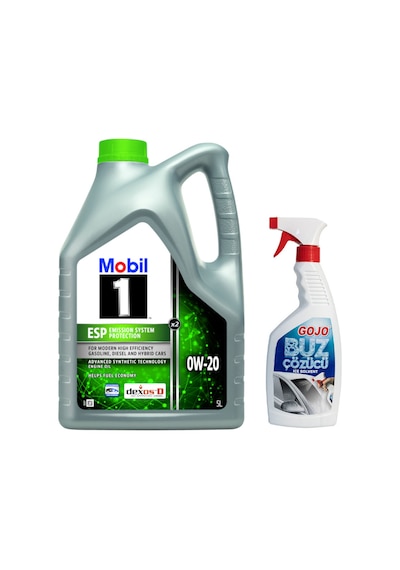 Mobil 1 Esp X2 0W-20 Motor Yağı 5 L + Gojo Cam Buz Çözücü