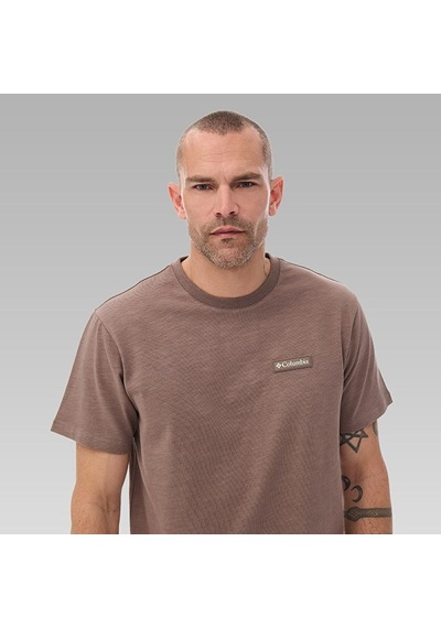 Cs0405 Csc M Columbia Silicon Print Erkek T-shirt-33637 Kahve