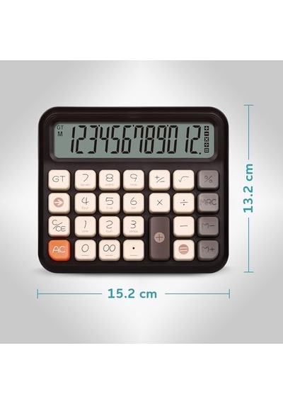 X-250 12 Haneli Hesap Makinesi Siyah Genel