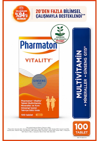 Pharmaton 100 Tablet Tahum Dikimi Qr