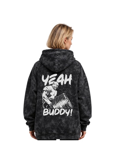 Sevbano Ronnie Coleman Fitness Bodybuilding Gym Baskılı Unisex Oversize P Siyah