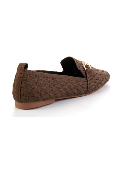 Bambi Kahve Kadın Loafer Ayakkabı K01327020182 Kahve