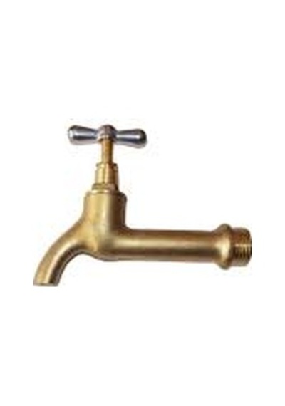 Sarı Uzun Musluk 1/2" Çapa Marka