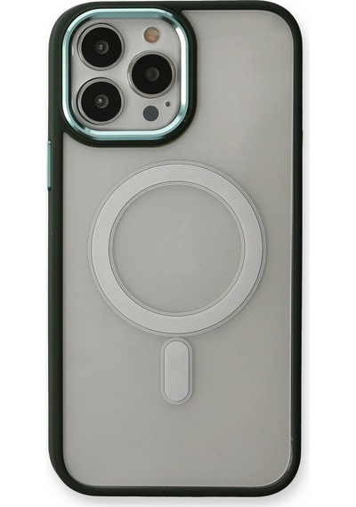 Apple  Uyumlu  iPhone 14 Pro Max Kılıf Room Magneticsafe Silikon Köknar Yeşili