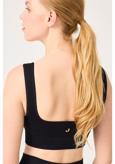 Jerf Holly Petek Desenli Kaplı Bralet Siyah 001