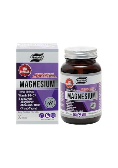 Phytodef Magnezyum Vitamin B6+D3 30 Tablet