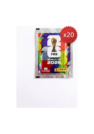 Fıfa World Cup 2026 Sticker Paketi 20'li Paket Toplam 140 Sticker Resmi Lisanslı