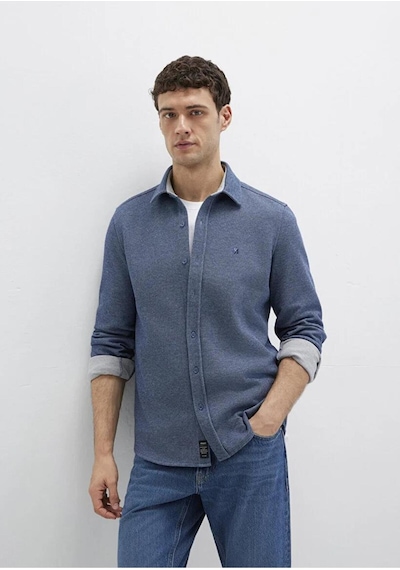 Mavi Erkek Uzun Kol Gömlek Koyu Denim 0211763-70718 Mavi