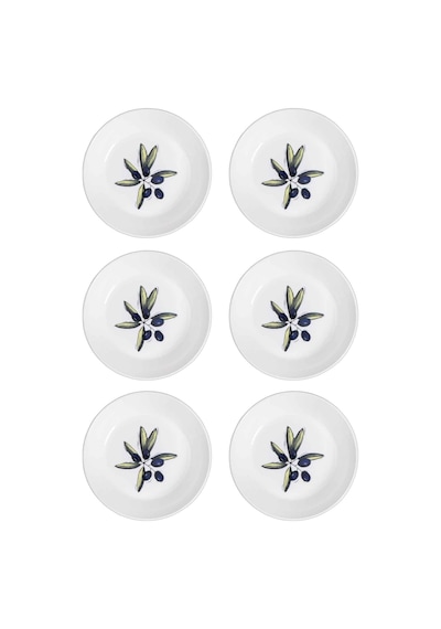 The Mia Olivos Yemek Tabağı 6lı Set 20 Cm Ovs0011 Çok Renkli