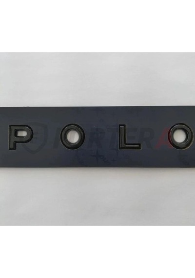 Bagaj Yazısı Siyah Polo 2019-