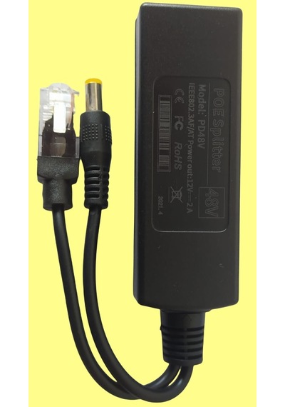 10 Adet 48V To 12V Çevirici Ip Poe Enjektör Splitter Switch