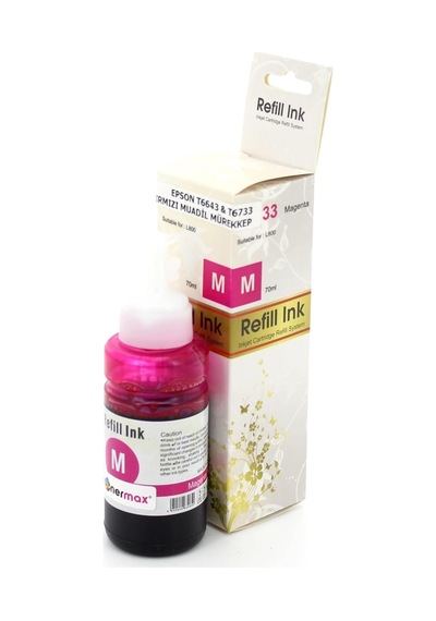 Epson T6733 Kırmızı Uyumlu Mürekkep Tüpü 70Ml/ L800 / L805 / L810