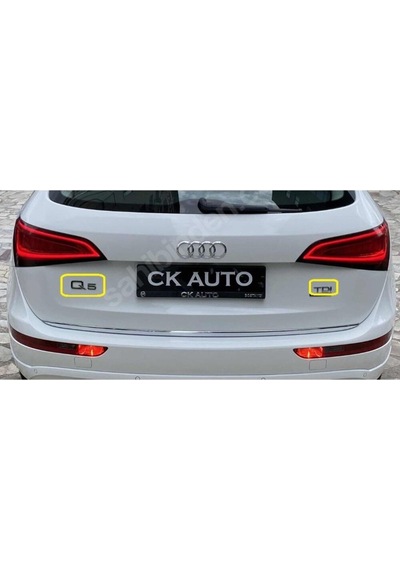 Audi Q5 & Tdı Bagaj Yazısı 2'li Set