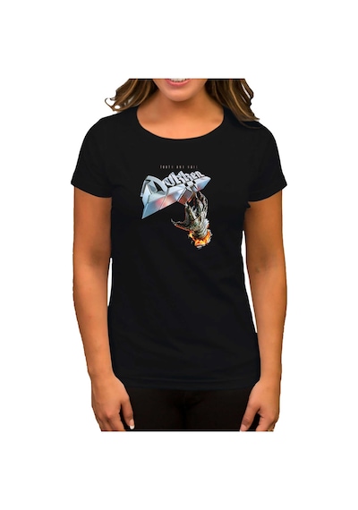 Dokken Tooth And Nail Siyah Kadın Tişört Siyah