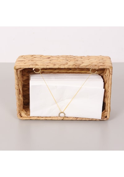 Miri Su Sümbülü Peçetelik 27x16x9 Cm Naturel