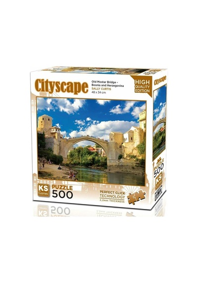 20061 Old Mostar Bridge Bosna Hersek 500 Parça Puzzle