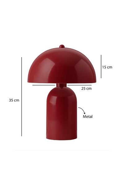 Homing Roma Retro Wine Red Masa Lambası 241881
