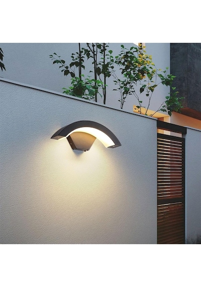 Elektrikle Çalışır 24 Watt İç Ve Dış Mekan Led Duvar Aplik Bahçe Kapı Girişi Armatür 3200k Gün Işığı Gün Işığı - Sarı