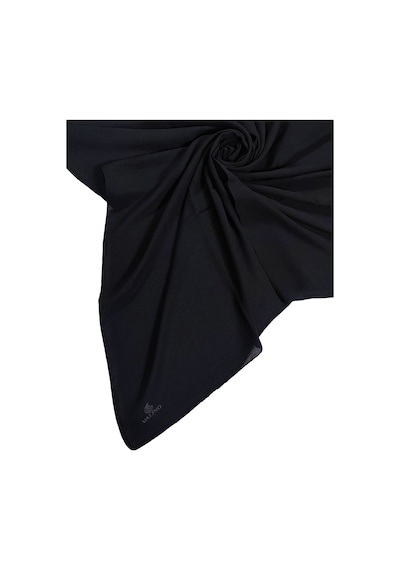 Mim Eşarp Mısırlı Eşarpları Aerobin Jazz Caz Eşarp 120x120 Cm Siyah