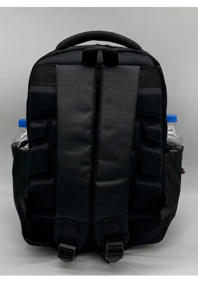 İlkokul Çantası 3'lü Set Unisex Çocuk İlk Okul Çantası Ovski-8010 Pudra-vizon Siyah