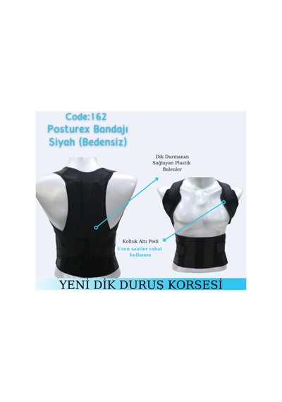 Kadın Erkek Dik Duruş Kamburluk Önleyici Ortopedik Bel Ve Sırt Destek Korsesi