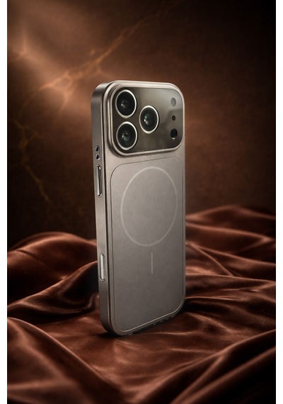 İphone 17 Pro Max Uyumlu Kamera Korumalı Magsafe Wireless Şarj Özellikli Full Glass Arka Kapak