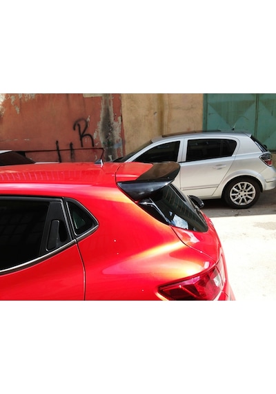 Clio 4 Bagaj Üstü Spoiler Piano Black Boyalı Spoyler